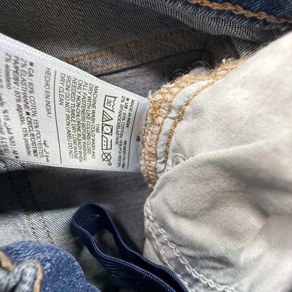 Old Navy Boys 360 Stretch Slim Jeans NWT Size 16 24x30 Medium Wash Denim